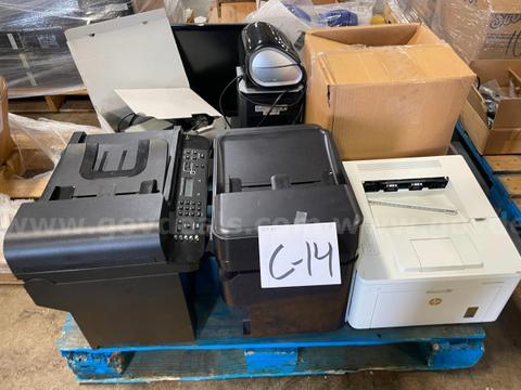 Lot of Dell Latitude Laptops and Various Printers