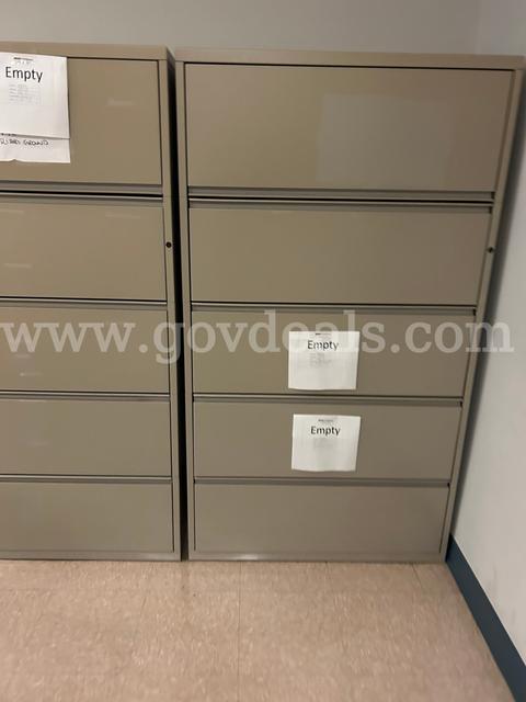 One lot of (25) USED, 5 Draw cabinets (3rd Floor)