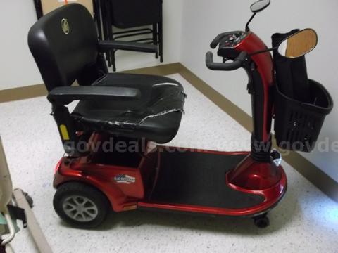 Red Mobility Scooter