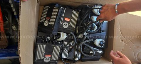 Motorola XLT 2500 Radios (Qty 8) Model#M21URM9PW1AN. Most items are operable. Some may need repair.