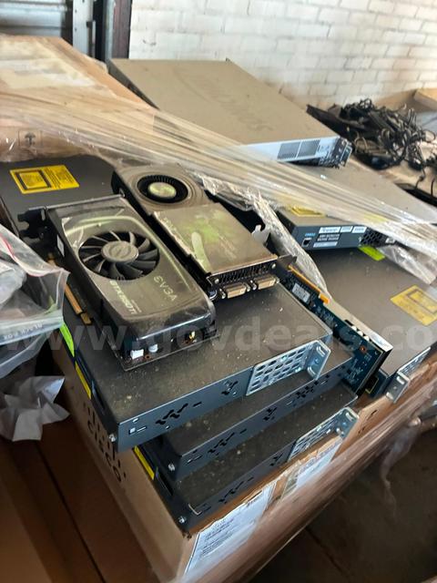 Pallet of Miscellaneous IT Accessories & Parts