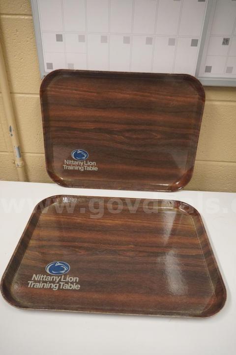 Pair of Nittany Lion Training Table Trays