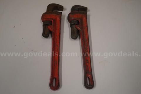 Pair of 14" RIDGID Pipe Wrenches