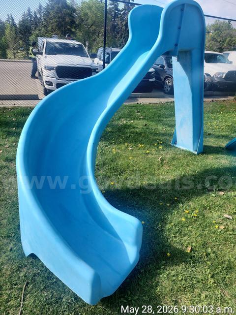 Outdoor Pool Slide
