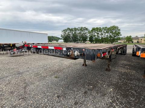 2002 Fontaine 5FTW-5-8045 45 Ft T/A Spread Axle Flatbed Trailer