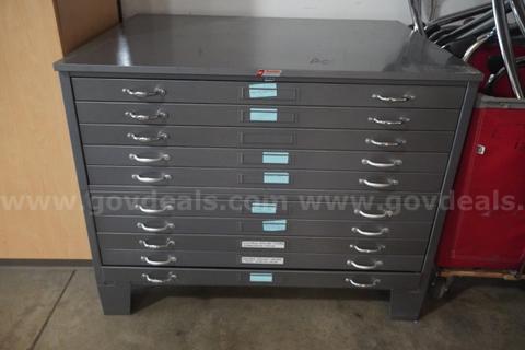 Hamilton Flat Map File Cabinet
