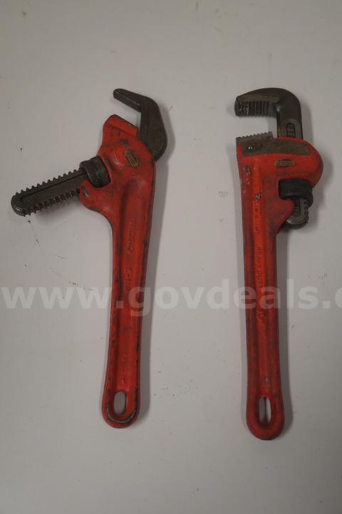 Pair of RIDGID Pipe Wrenches