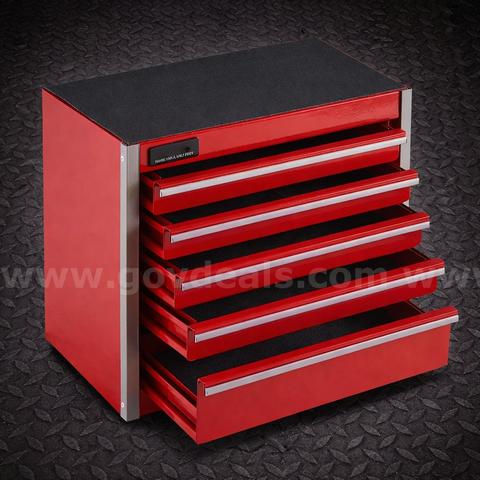 Free Shipping New - Mini Metal Tool Box 5 Drawer Steel Tool Chest 8.6in Desktop Organizer