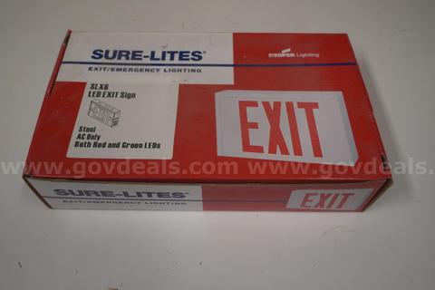 Sure-Lite Red/Green LED Exit Sign