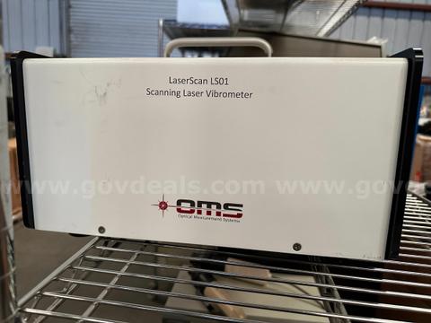 OMS LaserScan LS01 Scanning Laser Vibrometer System MetroLaser Red/IR Laser Unit