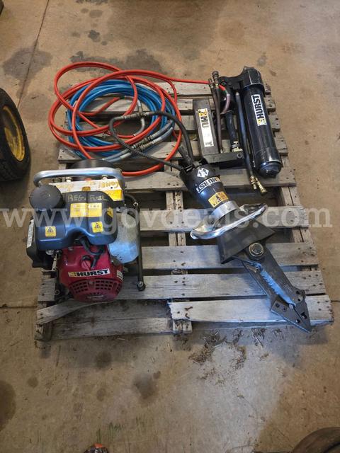Extrication Power unit and 3 tools