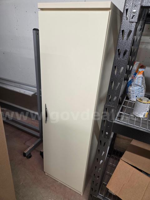Cabinet with coat hanger and shelves