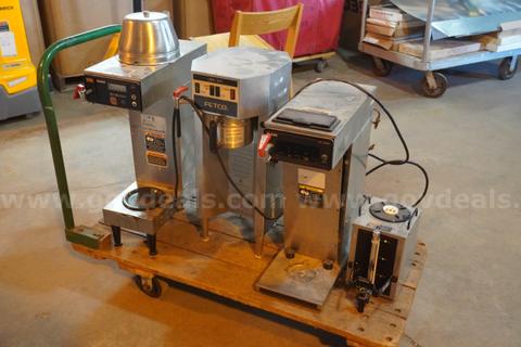 Lot of Misc Coffee Makers and Dispensers FOR PARTS