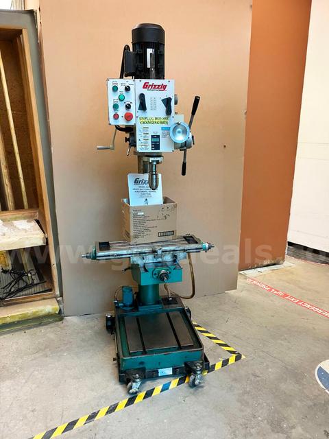 Grizzly Model G0751 Heavy Duty Drill Press w/ Automatic Tapping