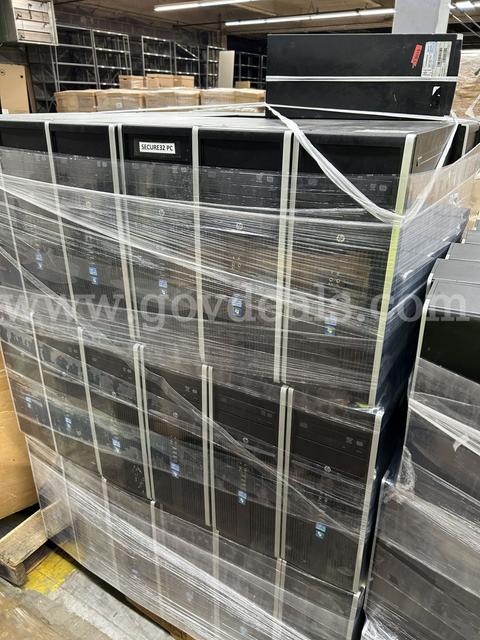 Lot of HP Computers and Monitors (Hard Drives removed)