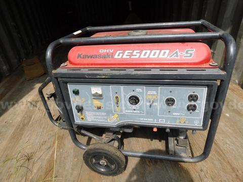 KAWASAKI GE 5000 A-S 9.5 HP GENERATOR
