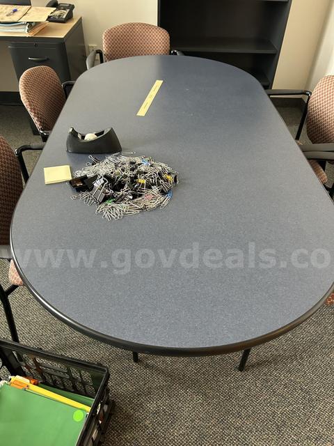 Conference table and chairs set