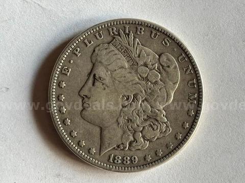 1889 Morgan Silver Dollar Philadelphia Mint No Mint Mark Circulated 90% Silver  SHIPS