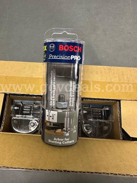 Lot of 10 Bosch Arbor for Slotting Cutters — 5/16in., Model# 92813C-WILL SHIP
