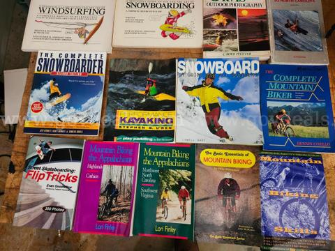 SMALL LOT OF13 OUTDOOR SPORTS BOOKS
