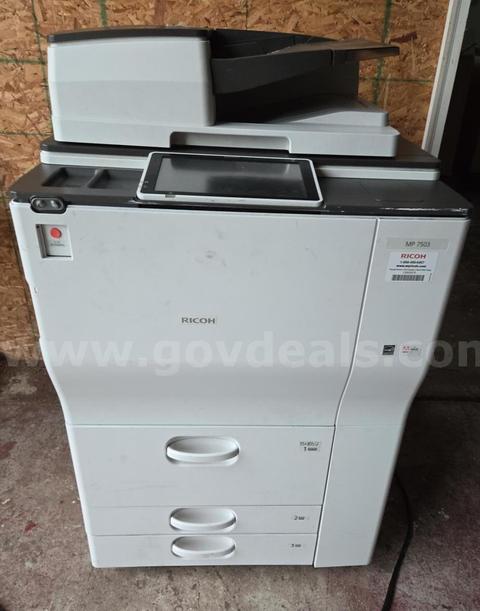 Ricoh MP 7503 Multifunction Copier/Printer *No Reserve*