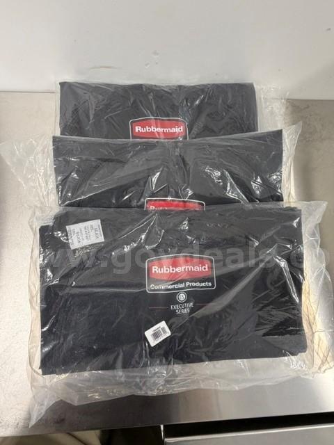 Lot of 3 Rubbermaid Canvas Housekeeping Cart Bags (New, Unused)