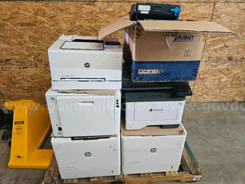 Printers - Lot of 10 Mixed HP LaserJet and Lexmark Printers ✅
