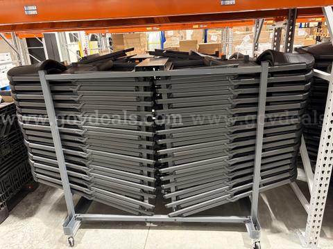 Lifetime folding chairs on Carts