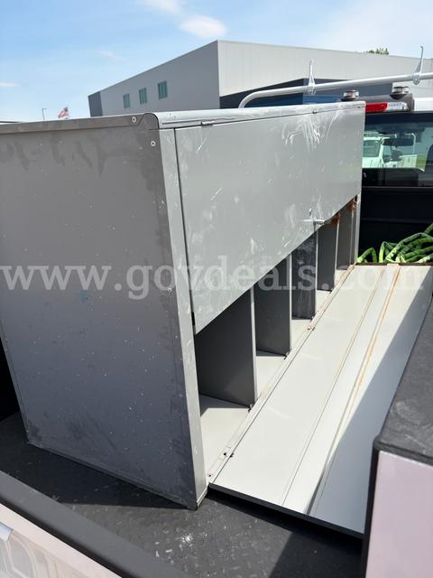 Used metal storage cabinet