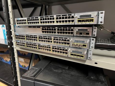 Lot of 4 Cisco Catalyst 3750-X Series switches