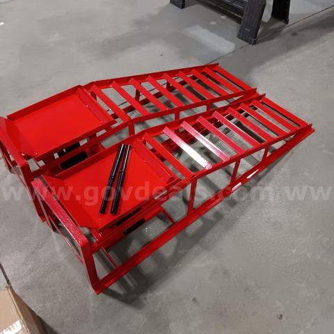 Free Shipping 2PCS 5 Ton Hydraulic Car Ramps 11060lb Heavy Duty Auto Lift NEW