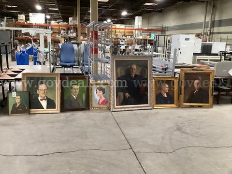 7 - Various Sized, Unsigned Paintings