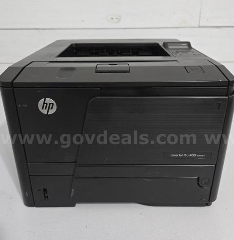 Bulk Lot of 8: HP LaserJet Pro 400 Series Laser Printers *No Reserve*