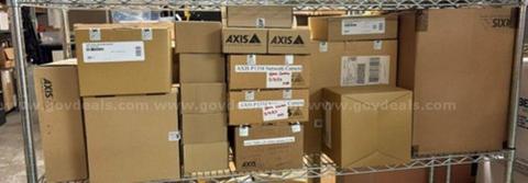 Lot of Axis cameras and mounts