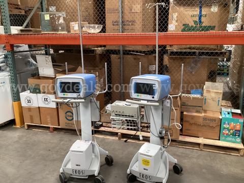 2 - EKOS Thrombectomy Endovascular Control Units.