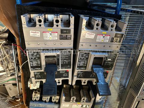 Lot of 3x Siemens Sentron HNXD63B100 1000A 600V 3-Pole Circuit Breaker HNXD6