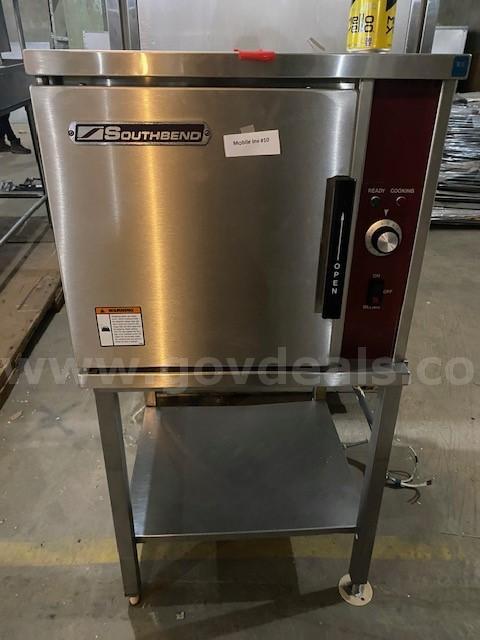 Southbend R24-5 24" 5-Pan Electric Countertop Convection Steamer with Auto-Fill, Auto-Drain, and Steam Generator - 240V,