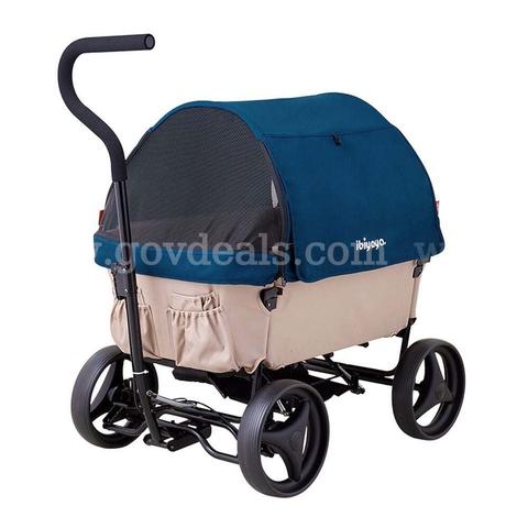 Ibiyaya Noah All-Around Beach Wagon for Dogs Pets, Color: Sand & Sea