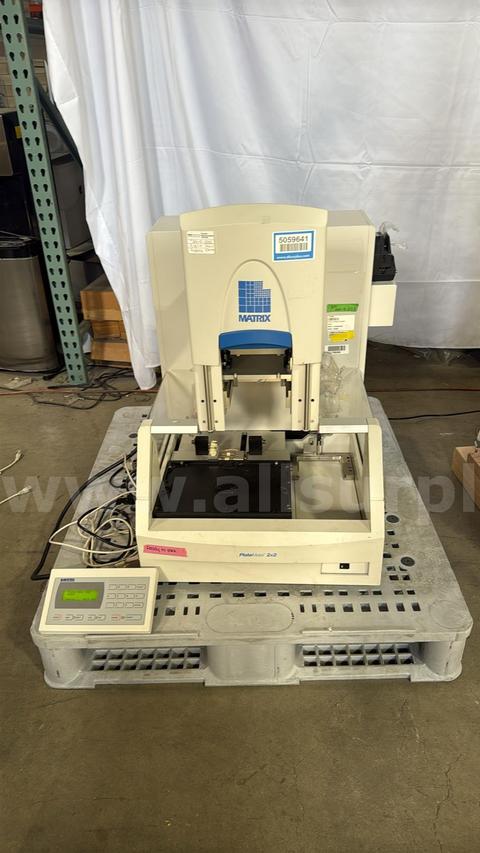 Matrix PlateMate 2x2 Automated Liquid Handling Workstation, S/N 3019222, External Keypad, 2-Plate