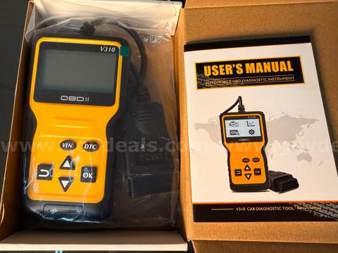 Free Shipping - New Color Screen OBD2 Scanner Engine Code Reader Diagnostic Tool