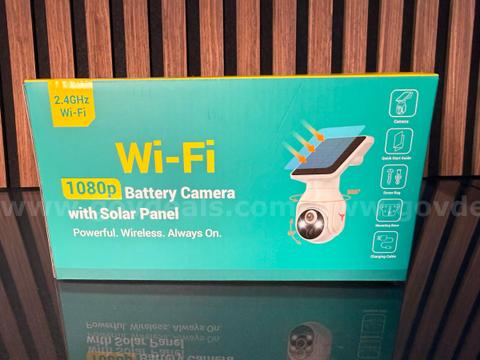 Free Shipping - New 1440P Wireless Solar Security Camera with Auto Tracking & Night Vision
