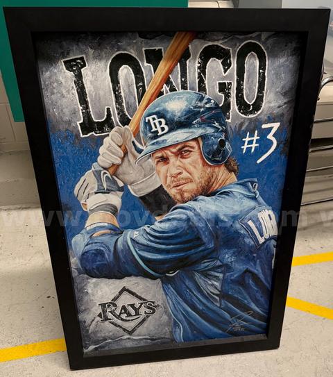 Evan Longoria #3 Painting