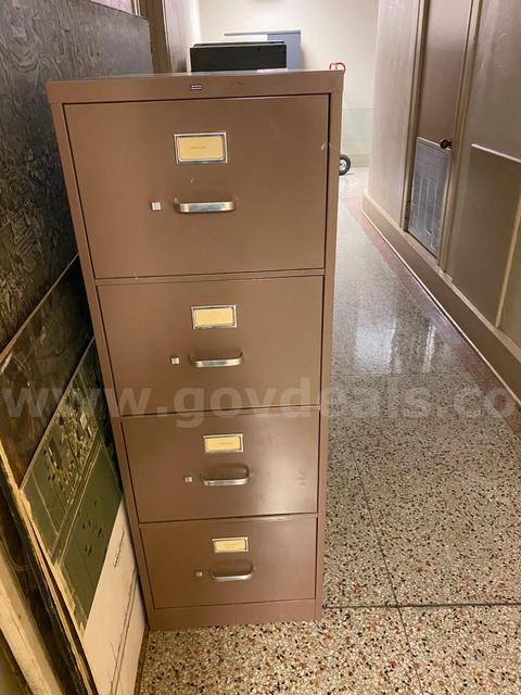 Metal Filing Cabinet, Used