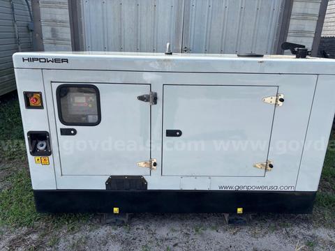 The HYW-45-M6-SA Hipower (Himoinsa/Hipower Systems) 40 kW (40 kVA prime / ~43 kW standby) single-phase diesel