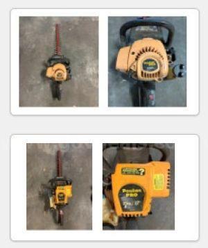 MOWING EQUIPMENT Poulan Pro Dual Sided Gas-Powered Hedge Trimmer Qty:2