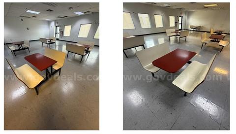Restaurant/Breakroom/Cafeteria style tables qty 6 Total