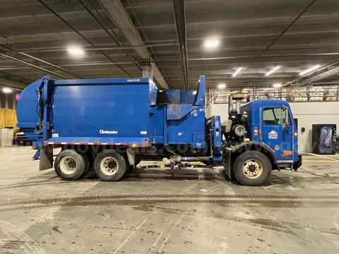 2011 Peterbilt 320 Side Load Refuse Truck