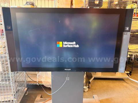 Microsoft Surface Hub V1 55" Interactive Touchscreen Display Model 1597 w/ Rolling Stand