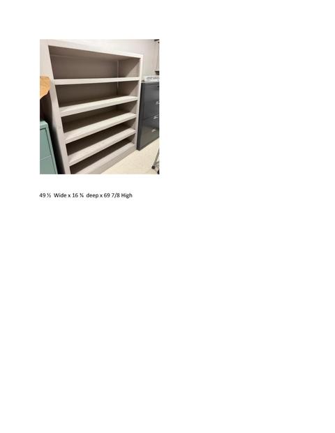 Grey wooden shelf