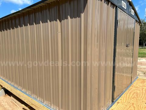 FREE SHIPPING NEW Heavy Duty Galvanized Steel Outdoor Storage Shed FREE SHIPPING